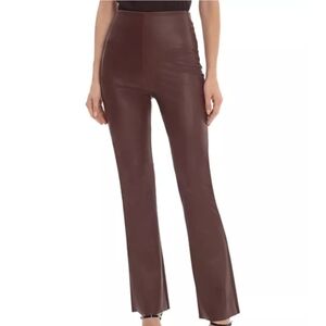 NWT Bagatelle Faux Leather Flare Leg Pants, Xsmall
